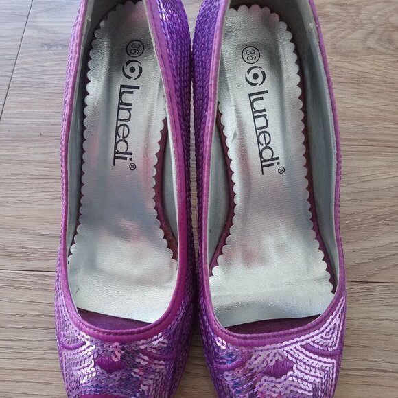 Lunedi - Dress shoes- purple- suze 6 (36) - Picture 7 of 7